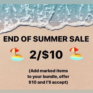 END OF SUMMER SALE 🌊☀️🐠
